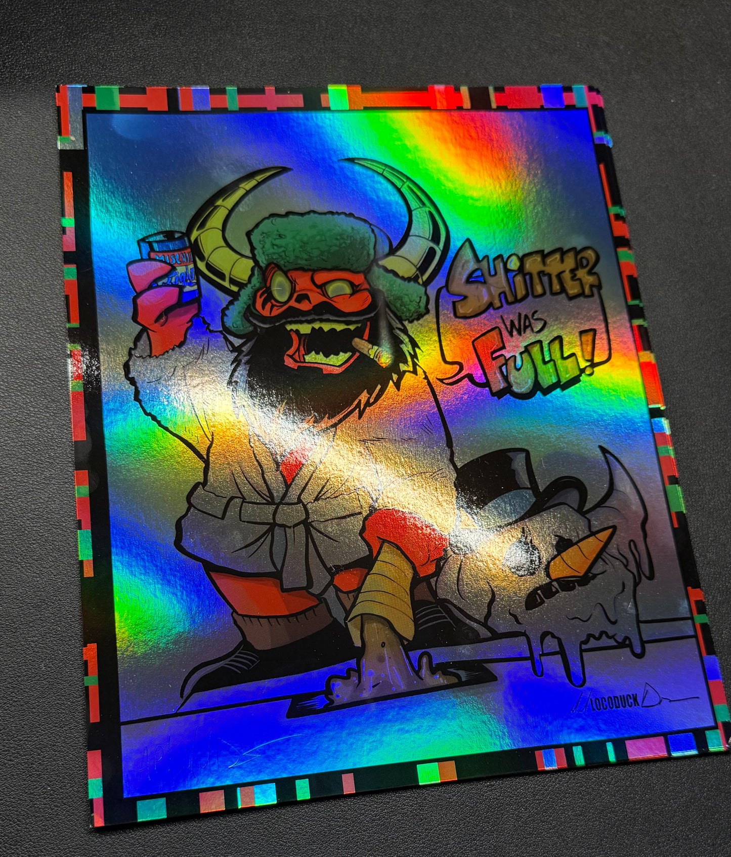 Shitter was Full Demonstro HOLLO FOIL AP