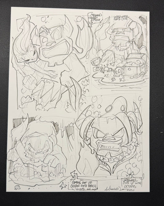 Sunken Tiki Gastley Concept Art