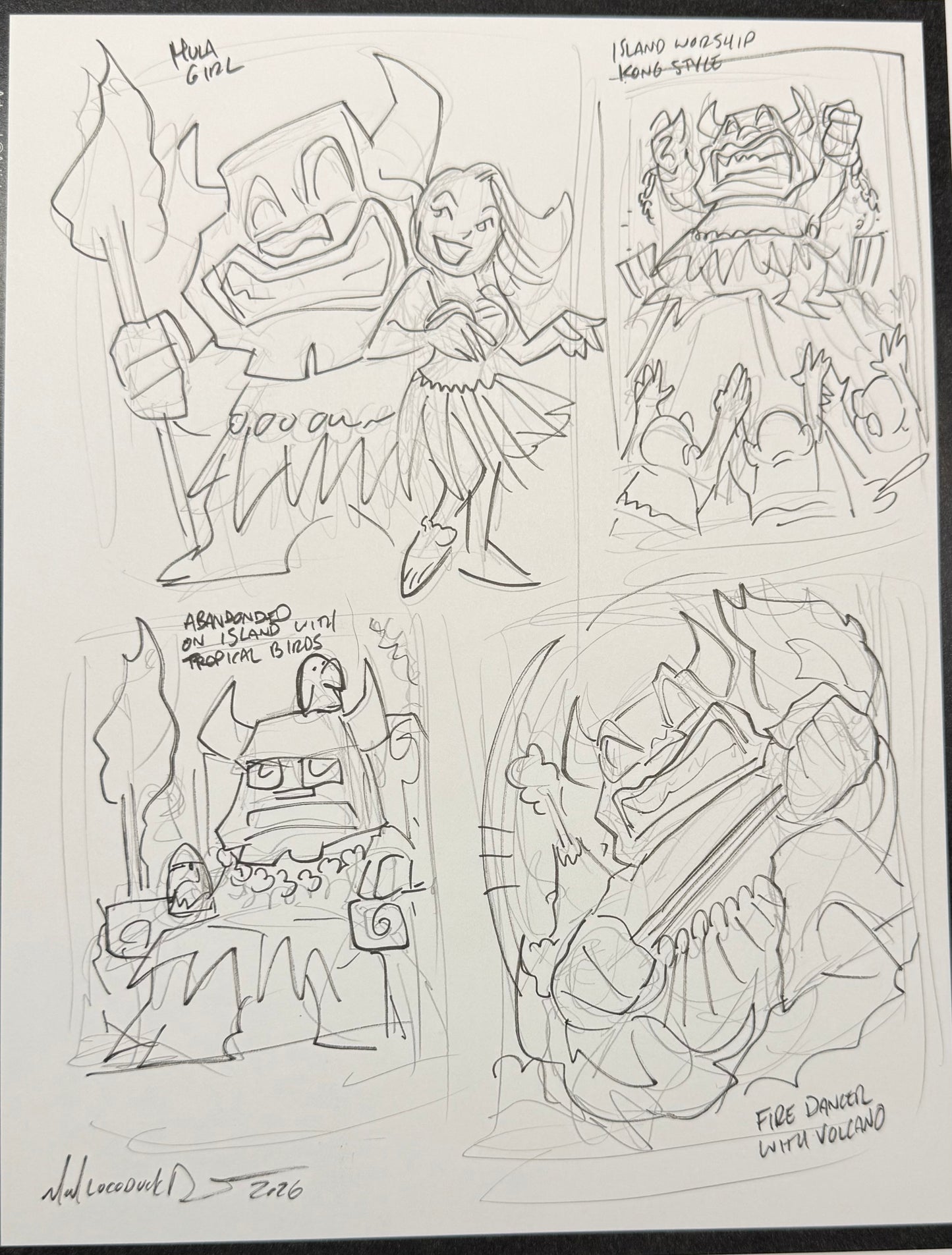 Sunken Tiki Gastley Concept Art
