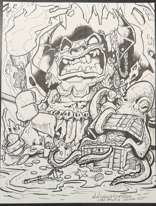 Sunken Tiki Gastley Original Artwork C2E2