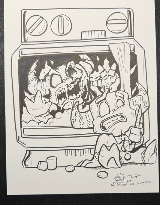 Gingerbread Gastley Original Art