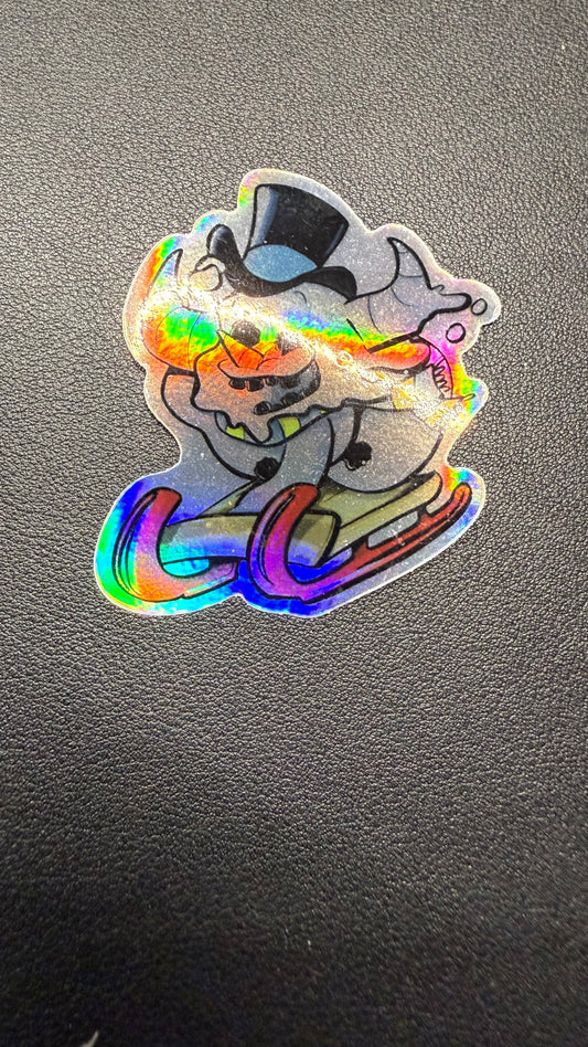 Snowman Gastley Sticker