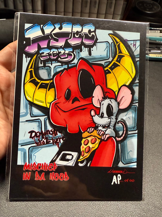 NYCC pizza rat Gastley AP print